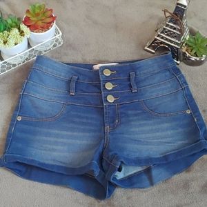 No Boundaries High Waisted Jean Shorts 🌿